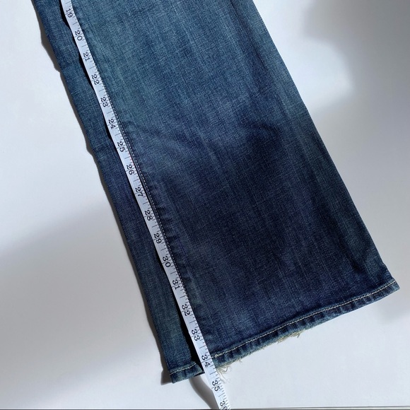 7 for all mankind women’s blue bootcut jeans 34” inseam. Size 31 - Picture 14 of 16
